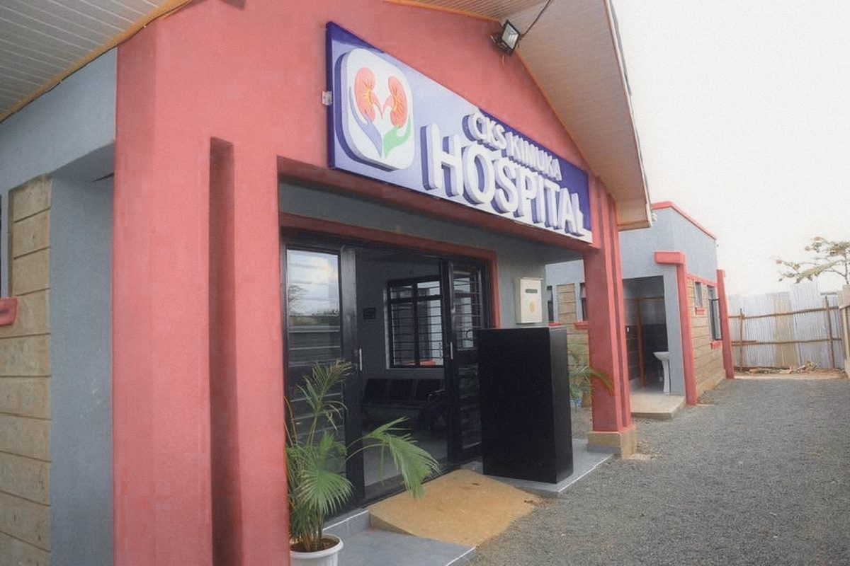 Entrance of CKS Kimuka Hospital on Ngong-Suswa Road